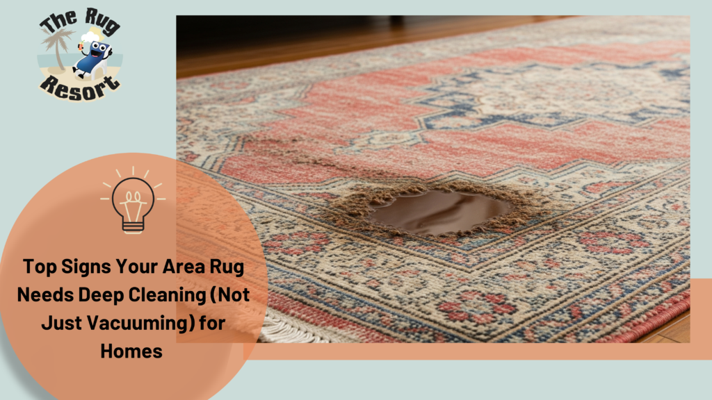 Signs Your Area Rug Needs Deep Cleaning