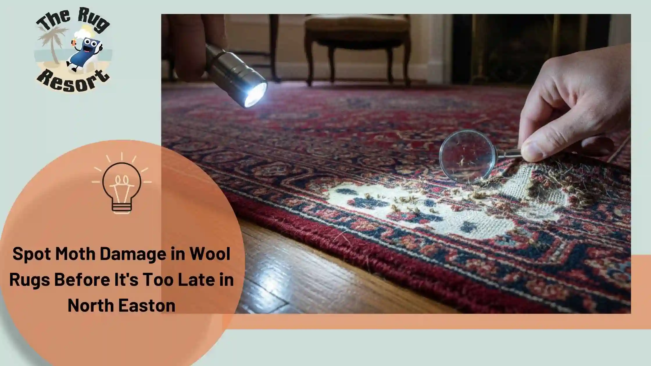 Spot Moth Damage in Wool Rugs Before It's Too Late in North Easton, MA